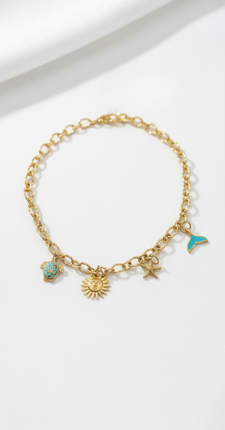 Colar "Luz do Oceano"